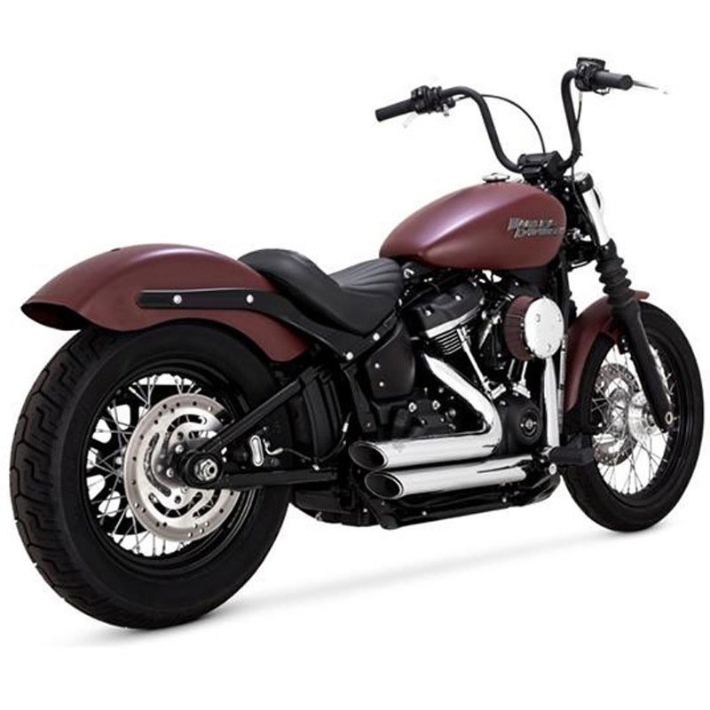 1800-2596 ShortShots Staggered PCX ショートショットスタッガード クローム マフラー 1800-2596 Vance&Hines フルエキゾーストタイプ 軟鋼