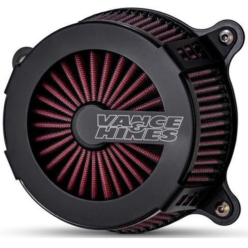 40366 VO2 エアインテイク Cage Fighter ケージファイター ブラック 40366 Vance&Hines ステンレス
