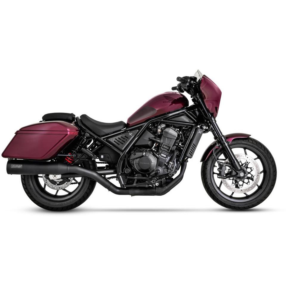 48427 Hi-Output ハイアウトプット スリップオン マットブラック マフラー 48427 1個 Vance&Hines 【通販モノタロウ】
