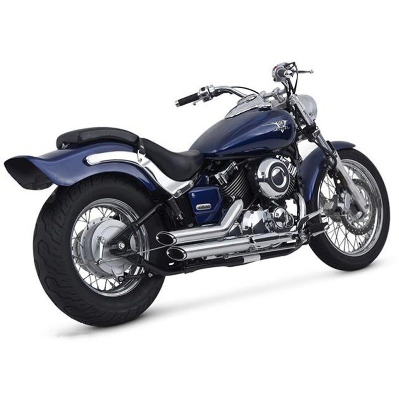 1810-0559 ShortShots Staggered ショートショットスタッガード クローム マフラー 1810-0559 Vance&Hines フルエキゾーストタイプ スチール