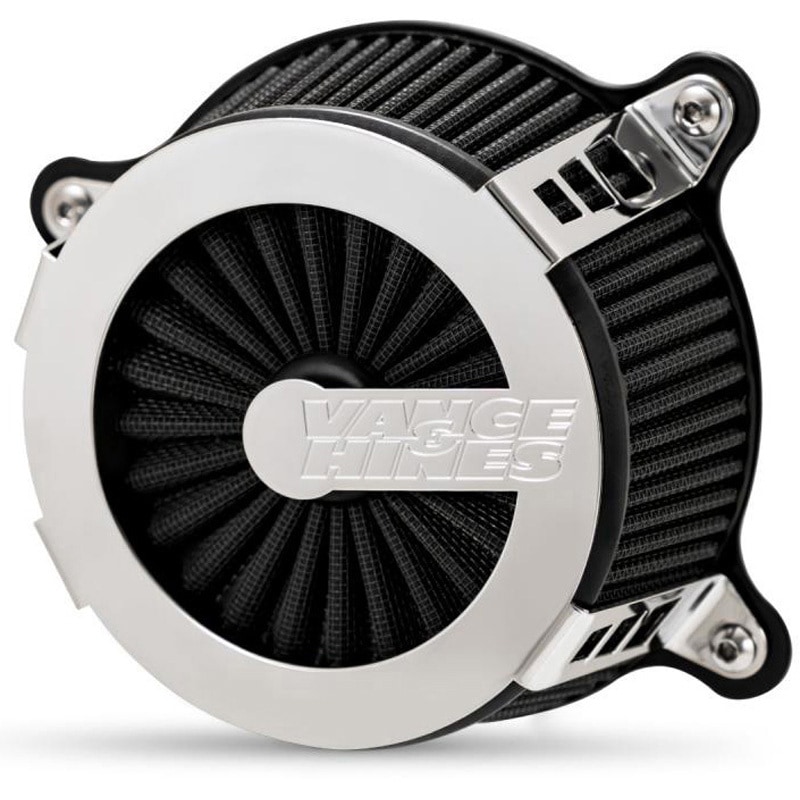 70356 VO2 エアインテイク Cage Fighter ケージファイター クローム 70356 Vance&Hines ステンレス