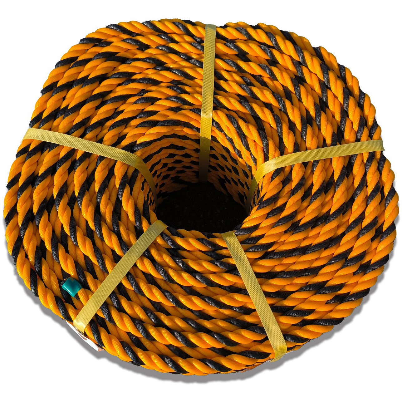 REAL SIGN ROPE 14-200 Y/B 実寸太さの標識ロープ(トラ柄) まつうら