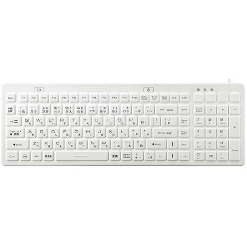 KBD-TKB-106-J 防水キーボード洗えるIP68 トキトレーディング インターフェイスUSB2.0