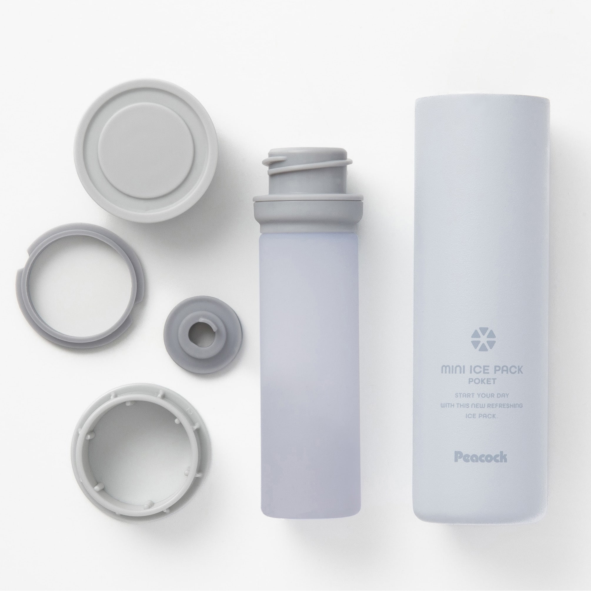 ABB-S07W ミニアイスパック ポケット ピーコック魔法瓶工業 ホワイト色