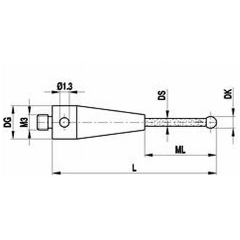 A-5004-2741 ストレートスタイラス 1本 レニショー 【通販モノタロウ】