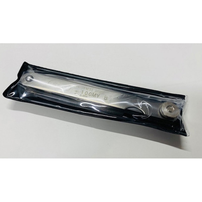 100ML-B B型シクネスゲージ シム&ゲージ 長さ100mm 1セット 【通販