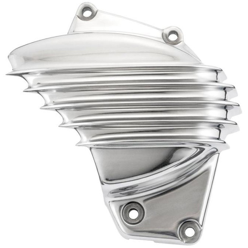 MMU089 スプロケットカバー リブ ポリッシュ MMU089 1個 モートーン 【通販モノタロウ】