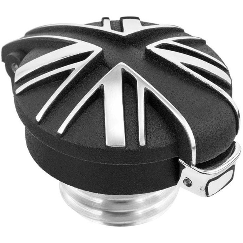 NMX019+NMX003 モンツァ タンクキャップ ユニオンジャック ブラック/ポリッシュ NMX019+NMX003 モートーン アルミ 14,024円