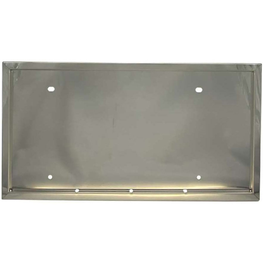 大型車用 8200815 超薄型 ステンレス製ナンバー枠 角タイプ 車検対応 1