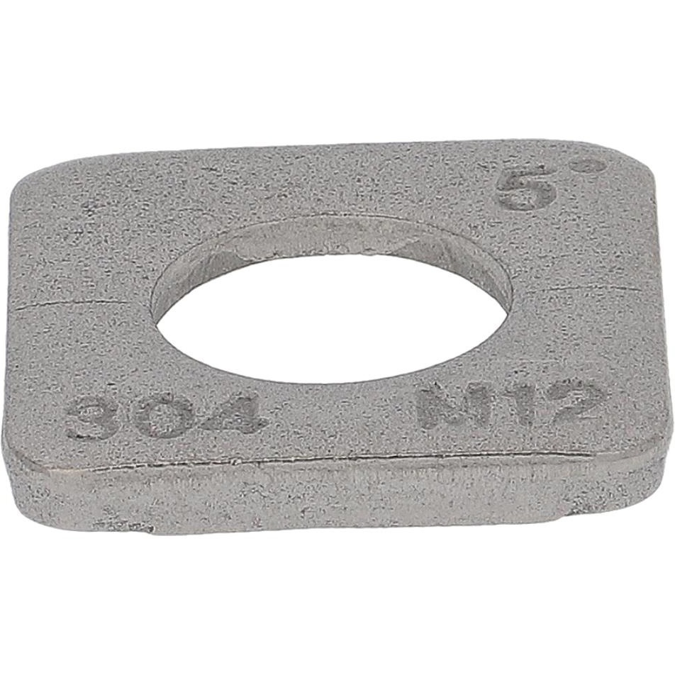 ステンレス製Ｍ12テーパーワッシャー5°  170枚 M12 テーパーワッシャー 5°(ステンレス)(パック品) OHSATO(大里