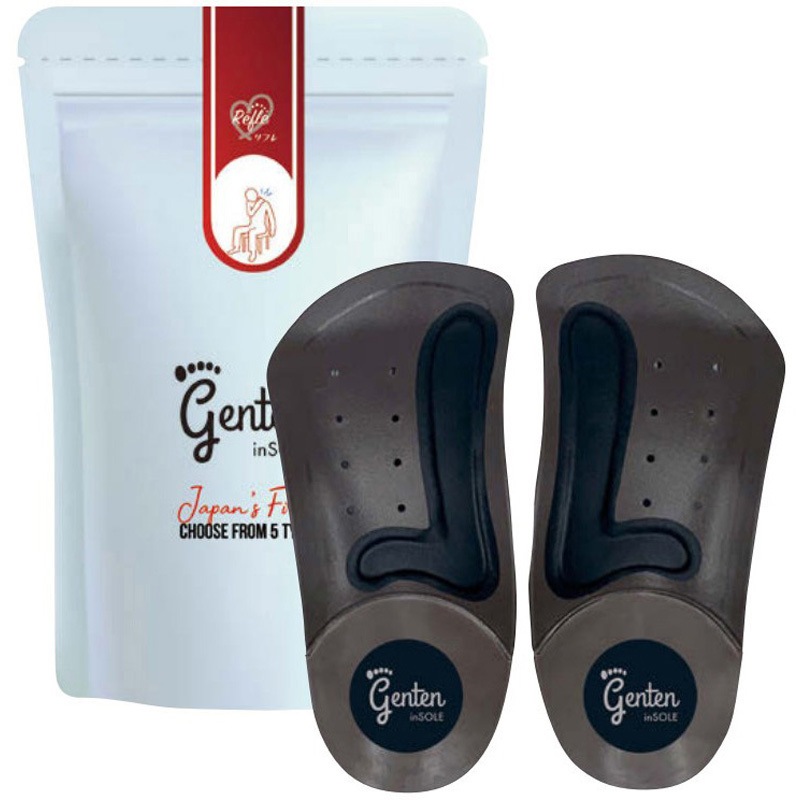 ゲンテンインソール 首・肩サポート リフレ S(21.5～23.5cm)サイズ 1袋(1足)