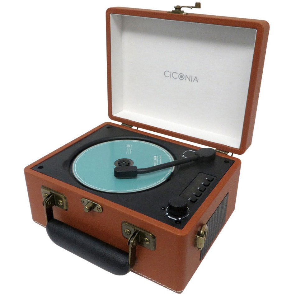Bluetooth搭載レトロCDプレーヤー CICONIA ポータブルCDプレーヤー