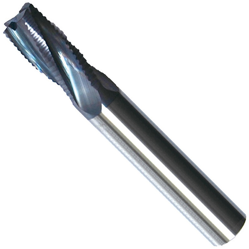 ZF615250(在庫限) AlTiNコート超硬ファインピッチラフィングエンドミル WIDIN 超々微粒子製 5枚刃 シャンク径25刃径25