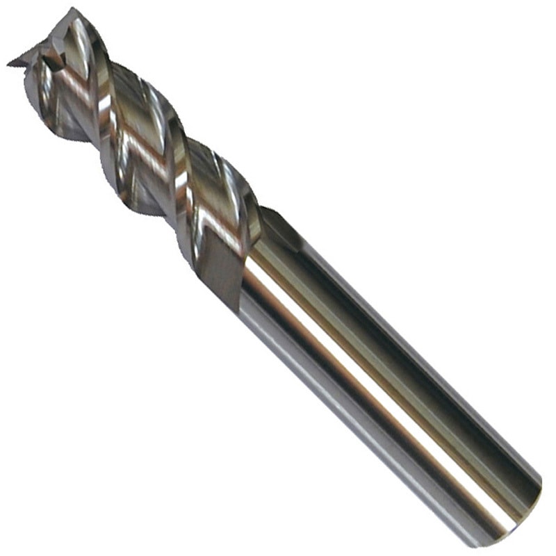 WAE323060 アルミ用超硬3枚刃スクエアエンドミル(ピン角 ロング刃) WIDIN ねじれ角45゜ 超微粒子製 ノンコート シャンク径6刃径6  WAE323060 4,730円