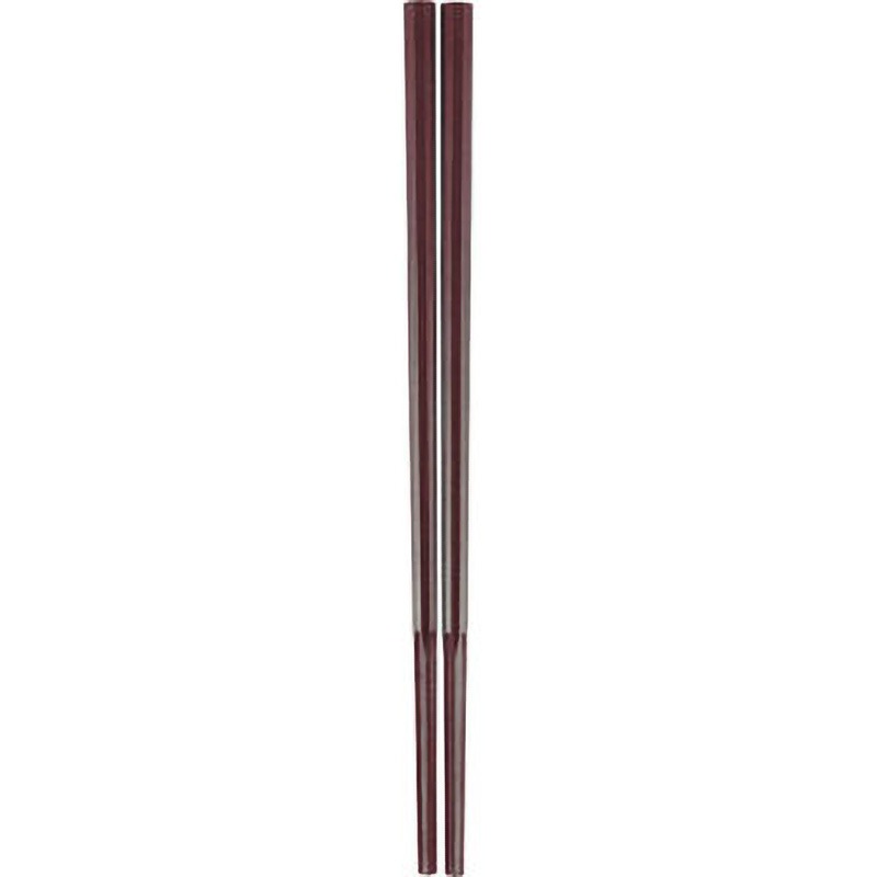 GM-4053 10角ぐる麺箸 極太 曙産業 朱色 全長23cm 1個 GM-4053 【通販