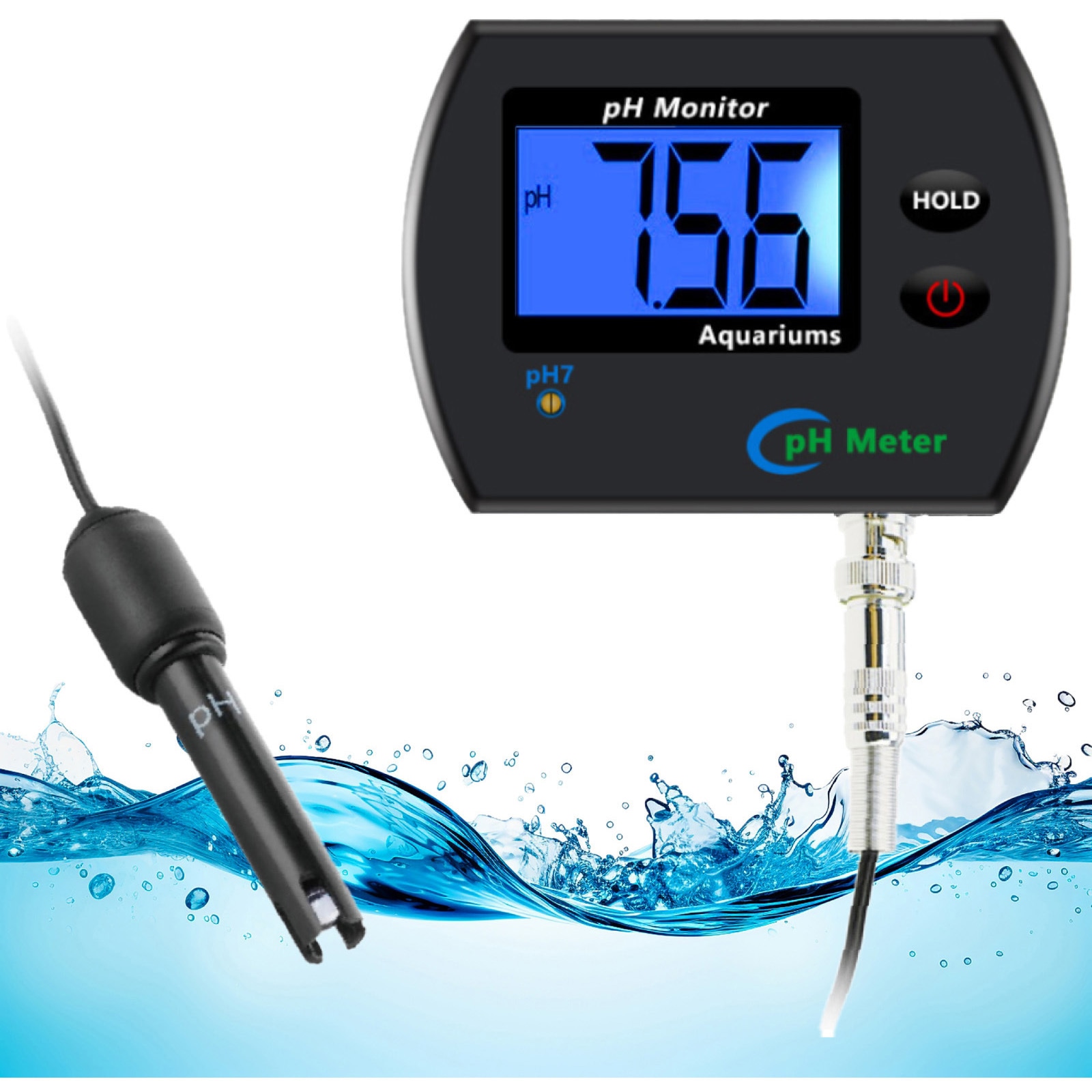 pH-990 オンラインpHモニター USB/電池給電 バックライト 1点手動校正 pH-990 1セット MMK SCIENTIFIC 【通販モノタロウ】