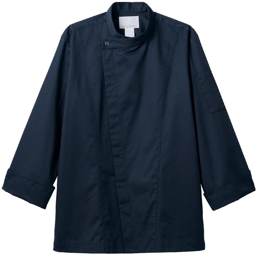 6-1017-SS コックコート 兼用 長袖 住商モンブラン ネイビー色   6-1017-SS