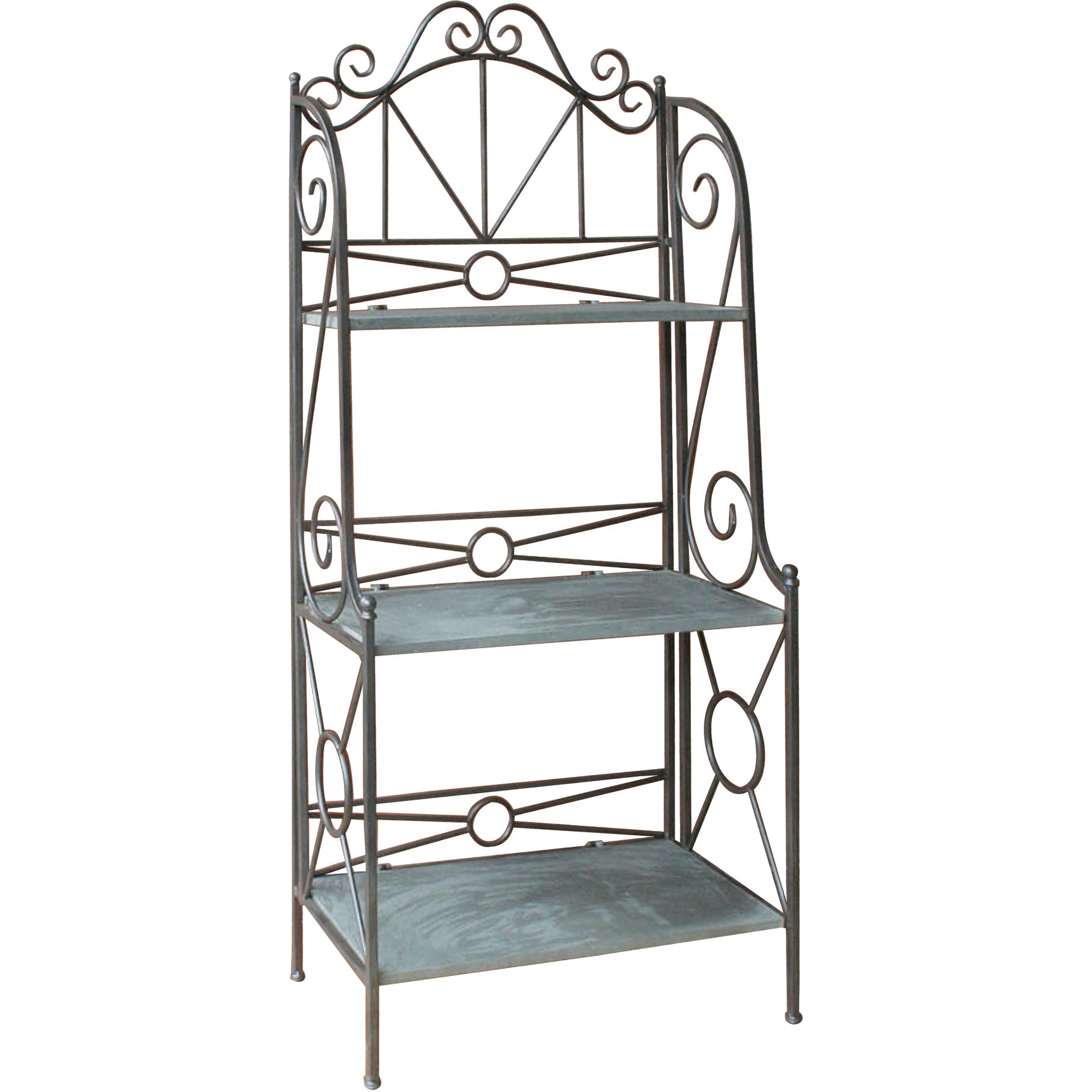 86543 ガーデンシェルフ 東洋石創 素材:鉄 W640×H1440×D350サイズ