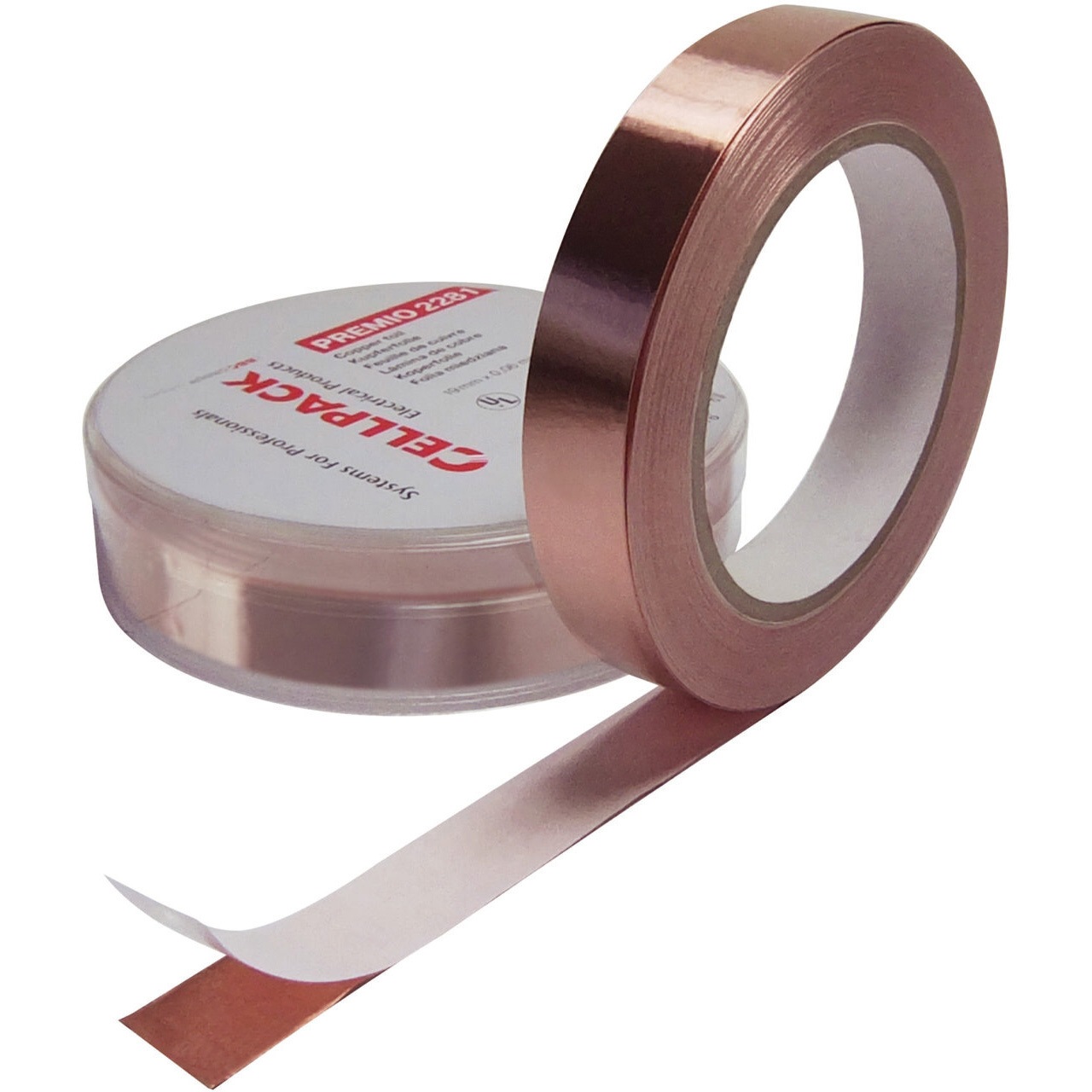 Premio2281 19mm*33m 電設用テープ セルパック 銅箔 幅19mm長さ33m 1個