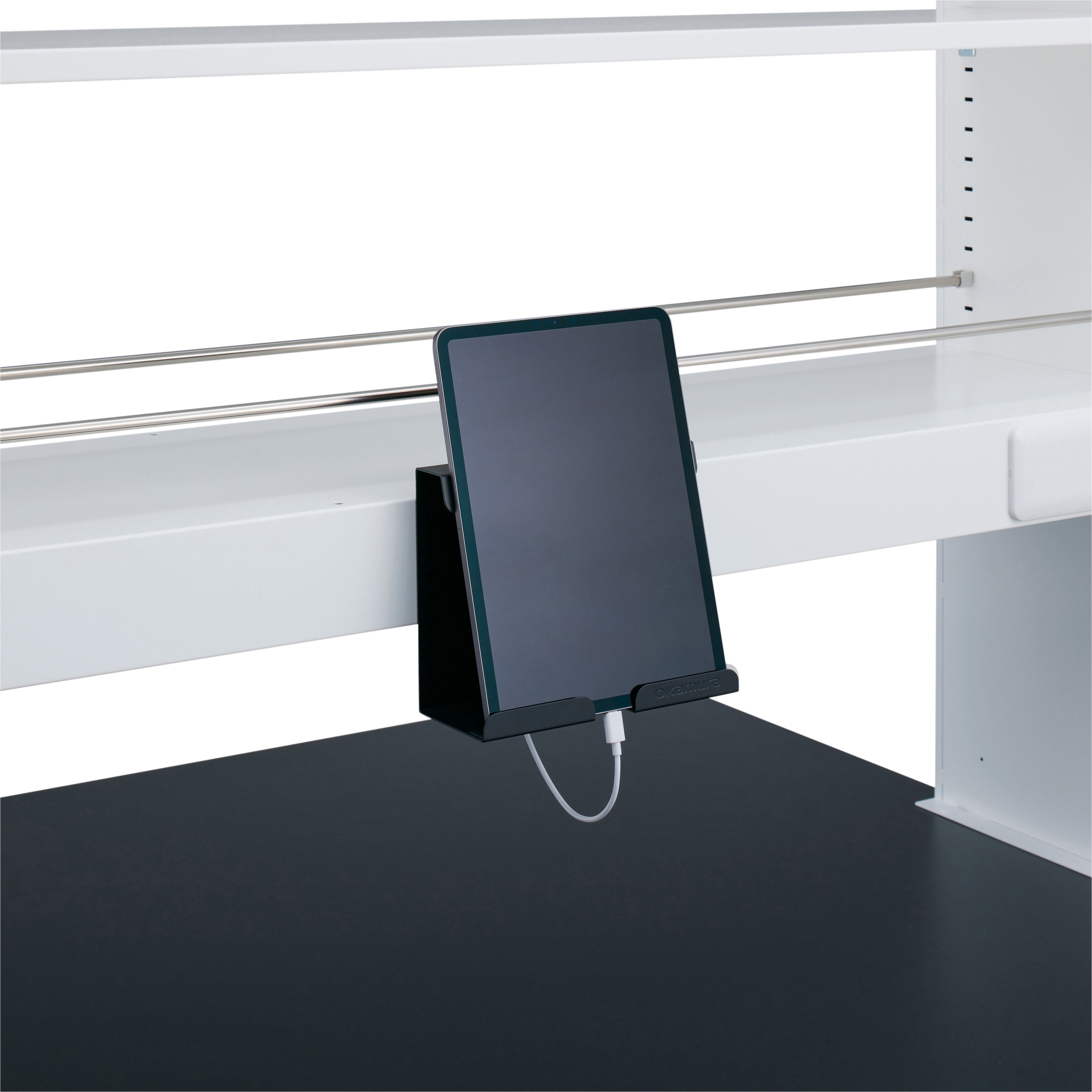 L7D36A ZK25 【ラボラトリーサポートツール】PONTE マルチホルダー ねじ止めタイプ オカムラ(岡村製作所) 幅190mm奥行80mm高さ154mm  L7D36A ZK25