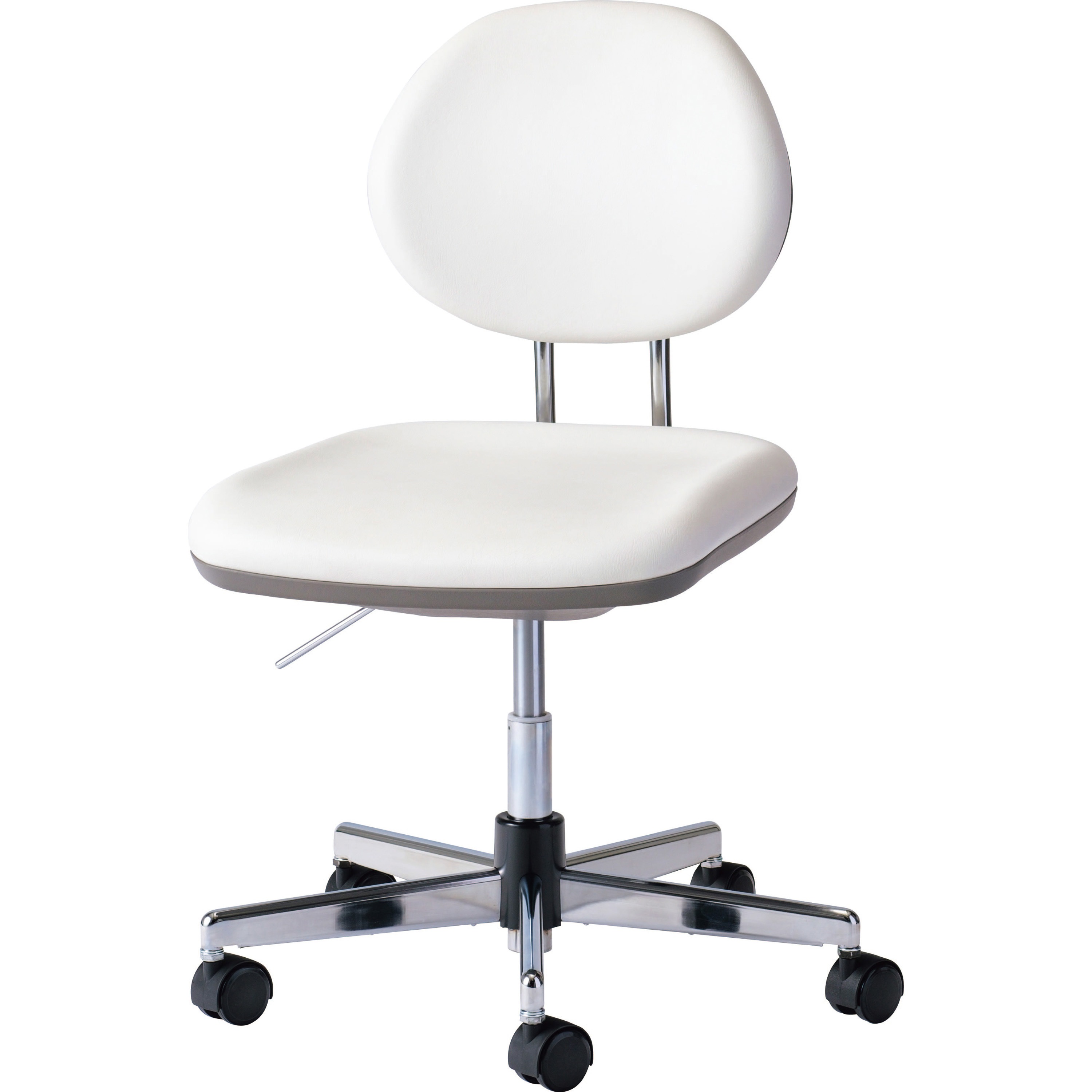 L7CW6G P926 【椅子】導電チェア ロータイプ 背クッション付 フットリング無 導電ゴムキャスター 導電ビニールレザー 脚外径580 1台 オカムラ(岡村製作所) 【通販モノタロウ】