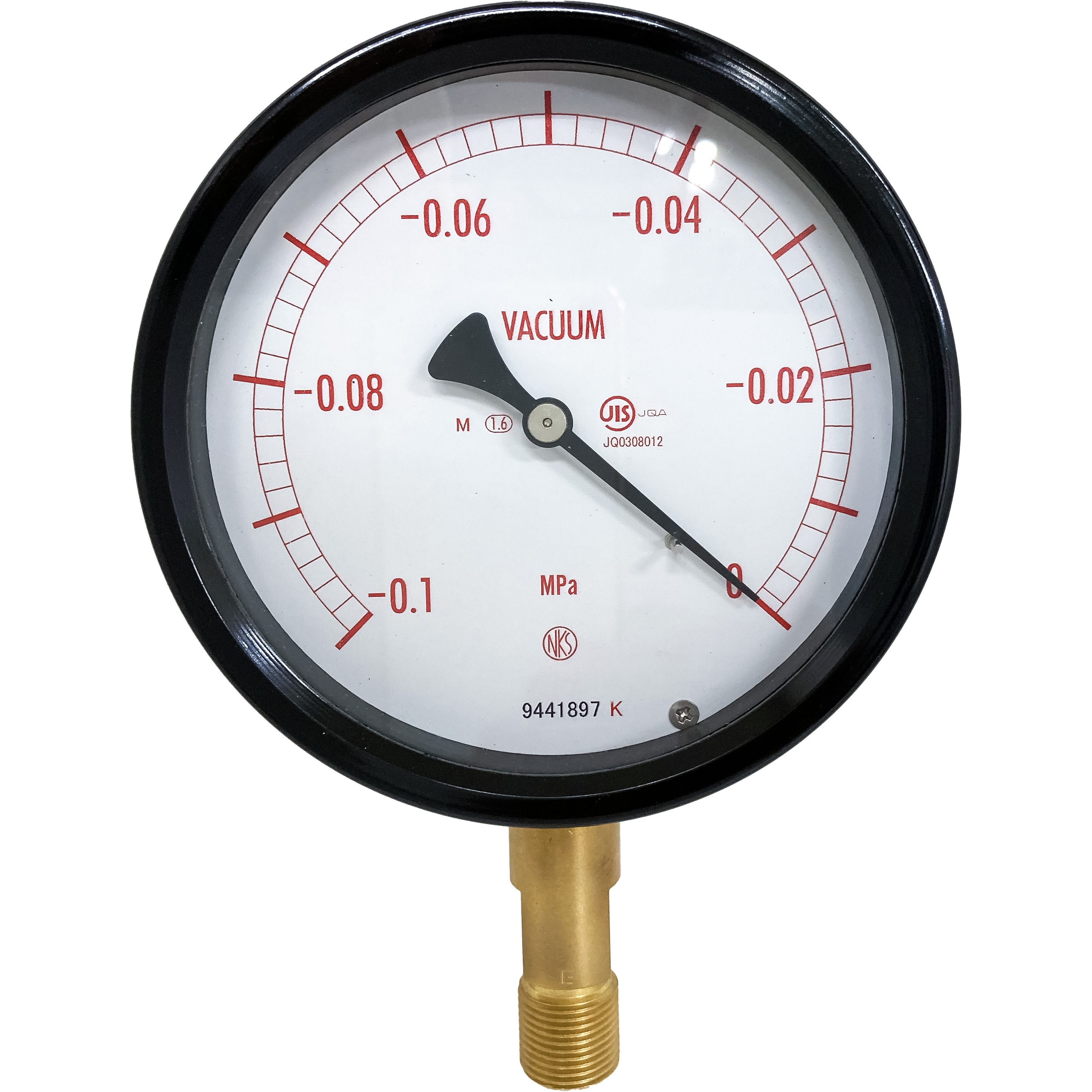 BE12-141-M  -0.1~0MPa 密閉形圧力計(A/B枠・立形) 100Φ 形番：BE12(プラスチックケース) 長野計器 密閉形真空計蒸気用 圧力レンジ-0.1～0MPa G1/2B A枠(立型つば無し) 呼びAMU