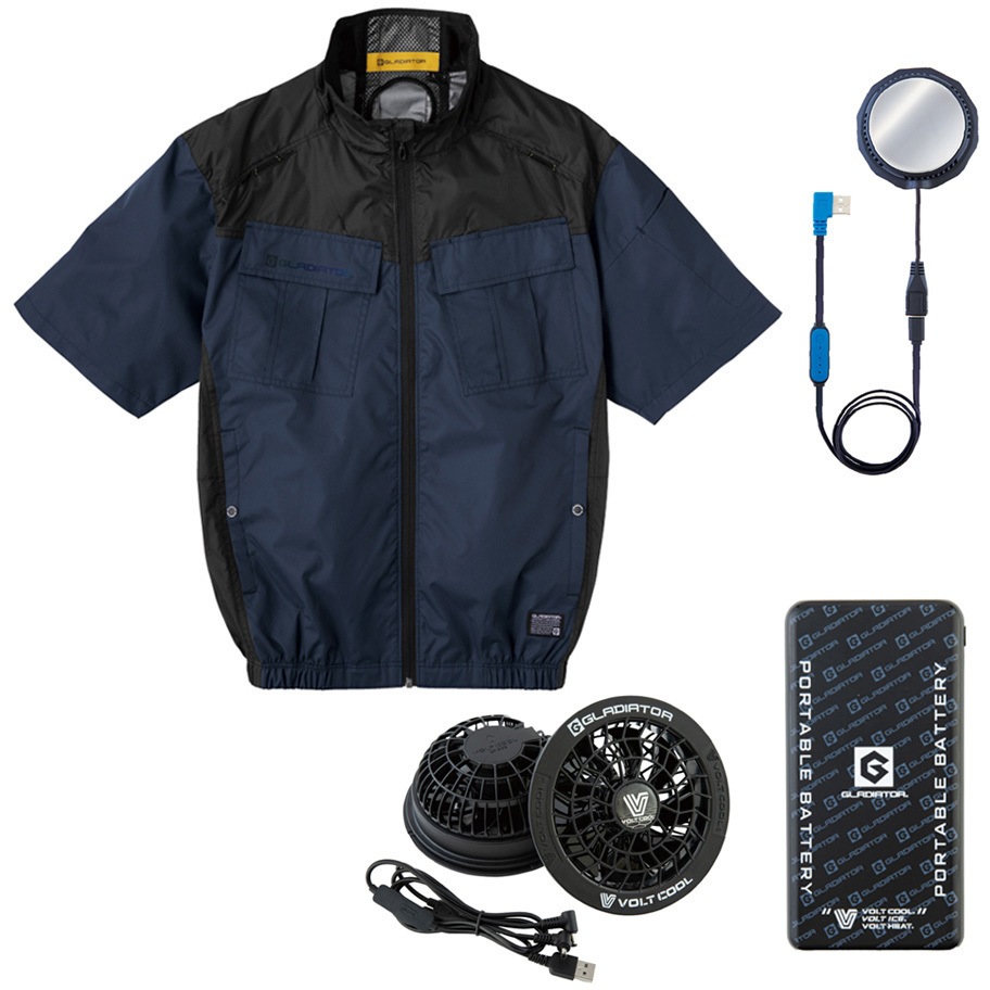 VOLT COOL GLADIATOR空調服ペルチェセット VOLT COOL GLADIATOR空調服ペルチェセット コーコス] GLADIATOR