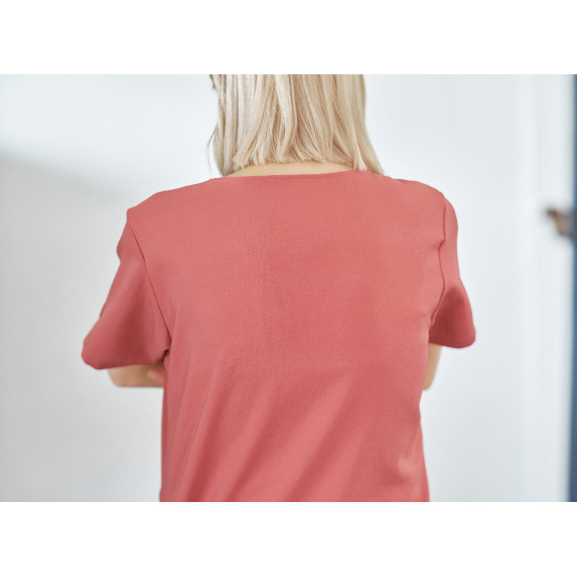 7071SC レディススクラブ Dickies(ディッキーズ) D.ピンク色 サイズM 