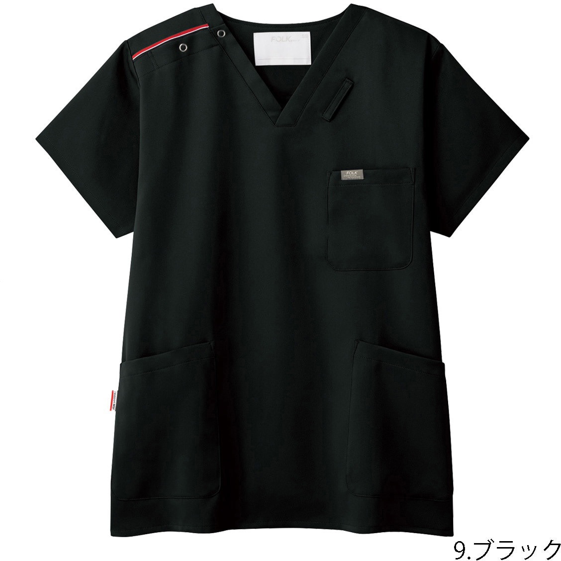 7091SC スクラブ フォーク(Nuovo) ブラック色 サイズ4L  7091SC