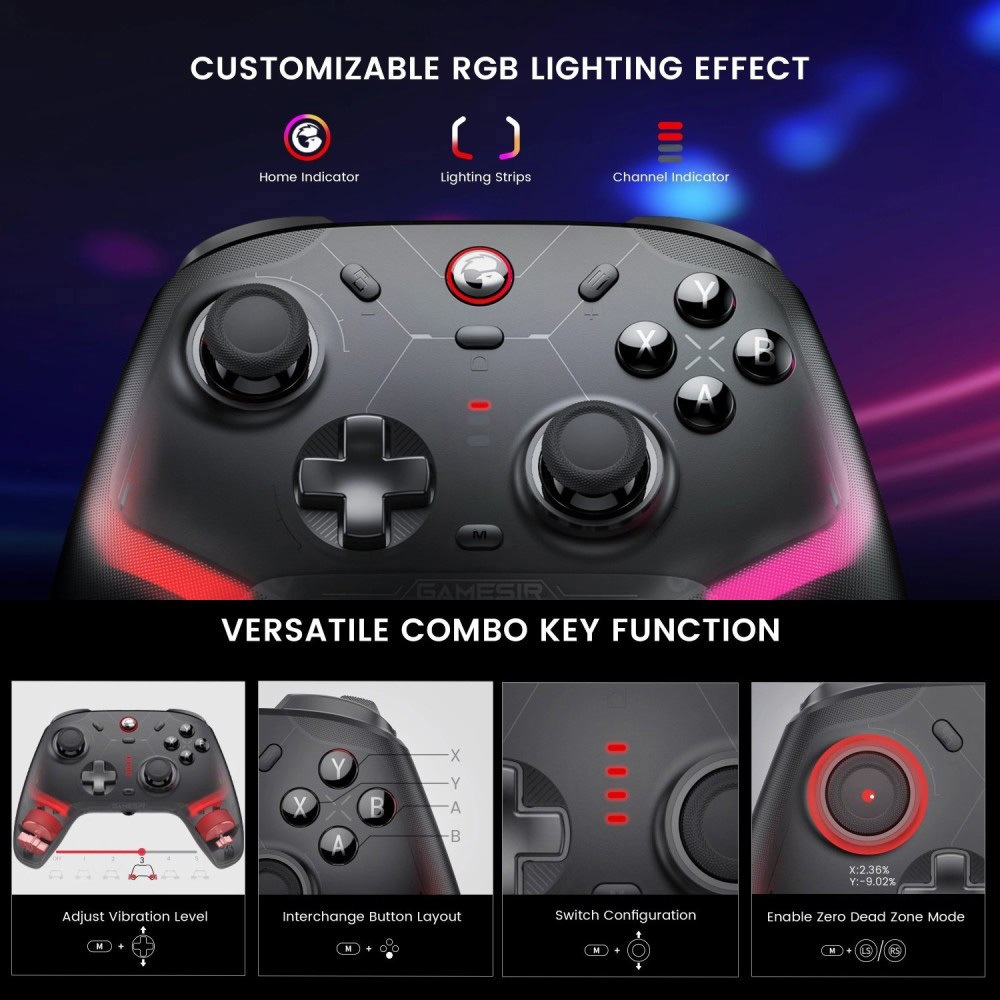 GameSir Cyclone2 White モバイルゲーミングコントローラー 1個