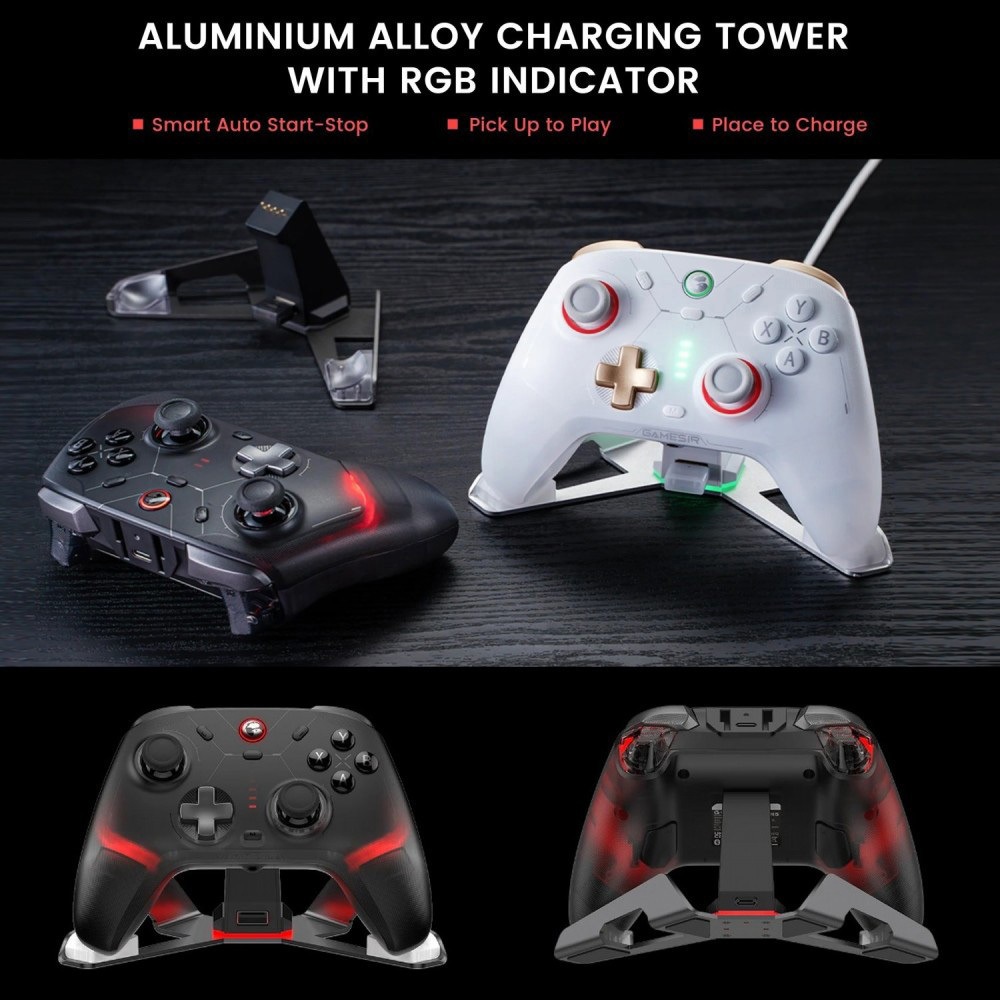 GameSir Cyclone2 Bundle Black モバイルゲーミングコントローラー 1個