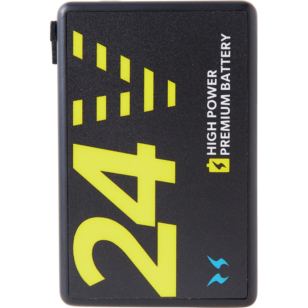 【空調服冷風セット】チタン加工＋12Vファン＋極冷シャツ　バランスセット 空調風神服® すぐ着られるセット KF92500 12Vデバイスセット