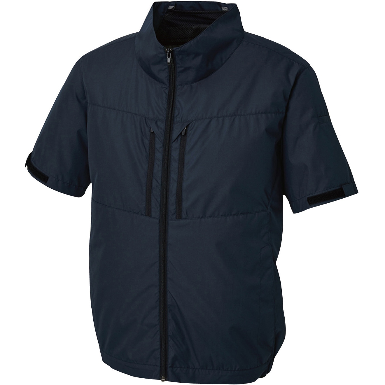 KF92510-KS052 空調風神服 チタン加工半袖ブルゾン(5セル24Vグローバルモデル フラットハイパワーファンセット&バッテリーセット 2025)(KF92510) 1セット サンエス 【通販モノタロウ】 16,265円