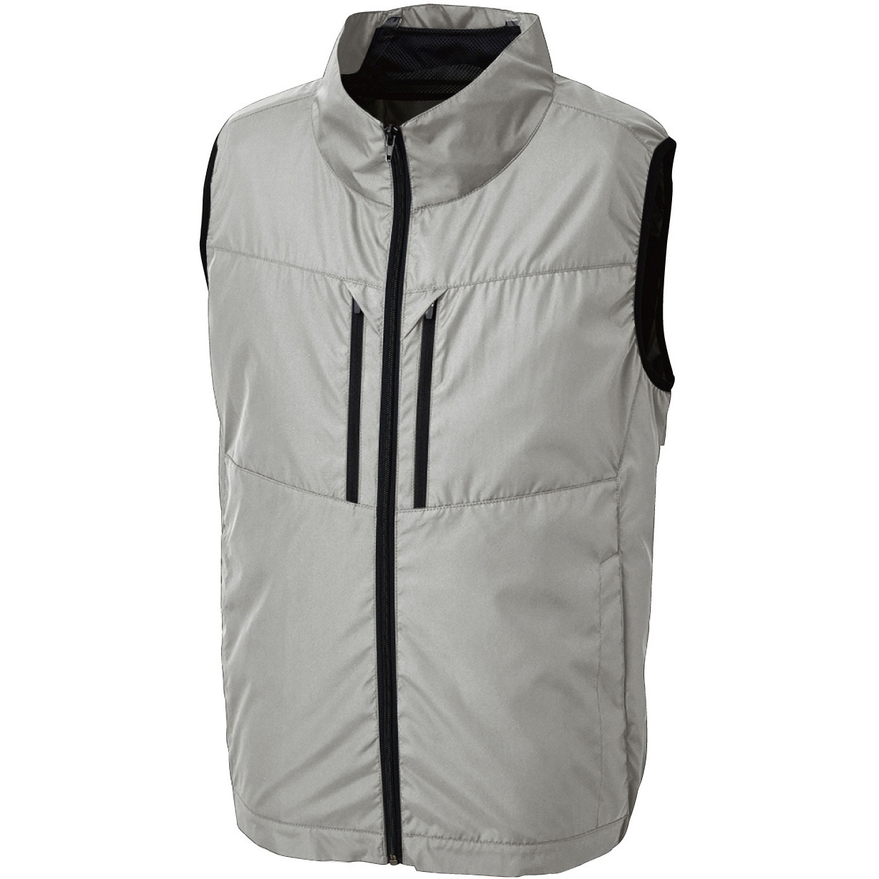 KF92512-KS052 空調風神服 チタン加工ベスト(5セル24Vグローバルモデル フラットハイパワーファンセット&バッテリーセット 2025)(KF92512) 1セット サンエス 【通販モノタロウ】