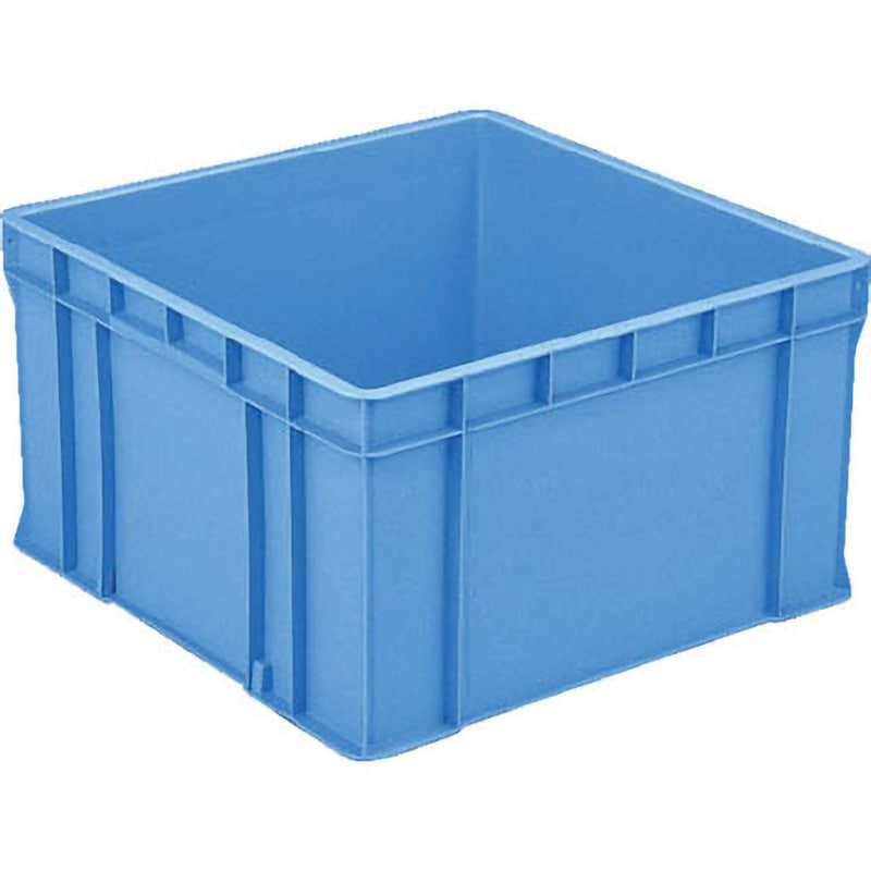 67300200BL16 テンバコ サンコー(三甲) 3ツ組可能タイプ 容量81.4L 種別80 ブルー色 外寸(幅×奥行×高さ)552×552×320mm 1個