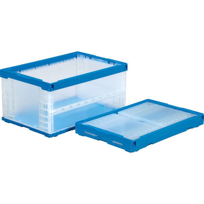 オリコンラック(両短側扉あり) サンコー(三甲) 折りたたみコンテナ