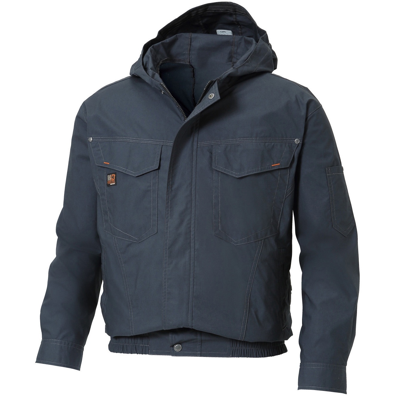 KF91410-KS052 空調風神服 フード付長袖ブルゾン(5セル24Vグローバルモデル フラットハイパワーファンセット&バッテリーセット 2025) 1セット サンエス 【通販モノタロウ】空調・水冷ウェア