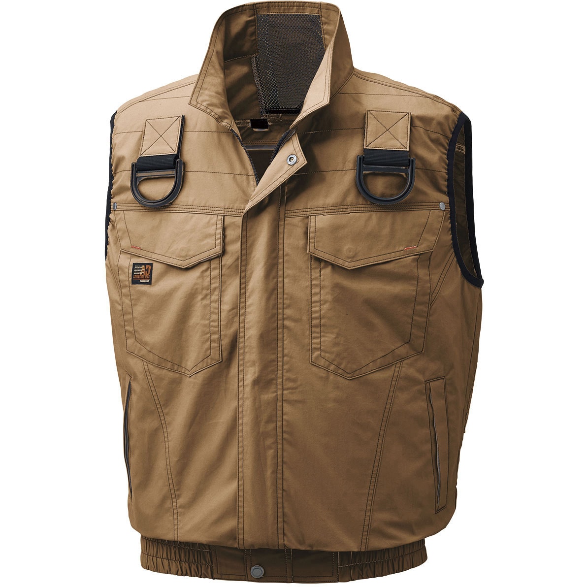 KF91490G-KS052 空調風神服 フルハーネス用ベスト(5セル24Vグローバルモデル フラットハイパワーファンセット&バッテリーセット 2025) 1セット サンエス 【通販モノタロウ】