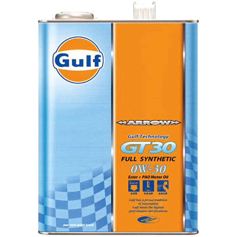 Gulf ARROW GT30 0W30 Gulf SN相当 合成油 容量4L