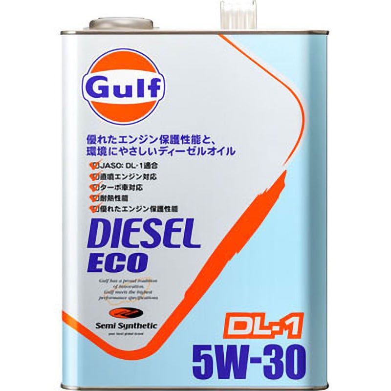 Gulf DIESEL ECO 5W30 DL-1 1ケース(4L×6缶) Gulf 【通販モノタロウ】