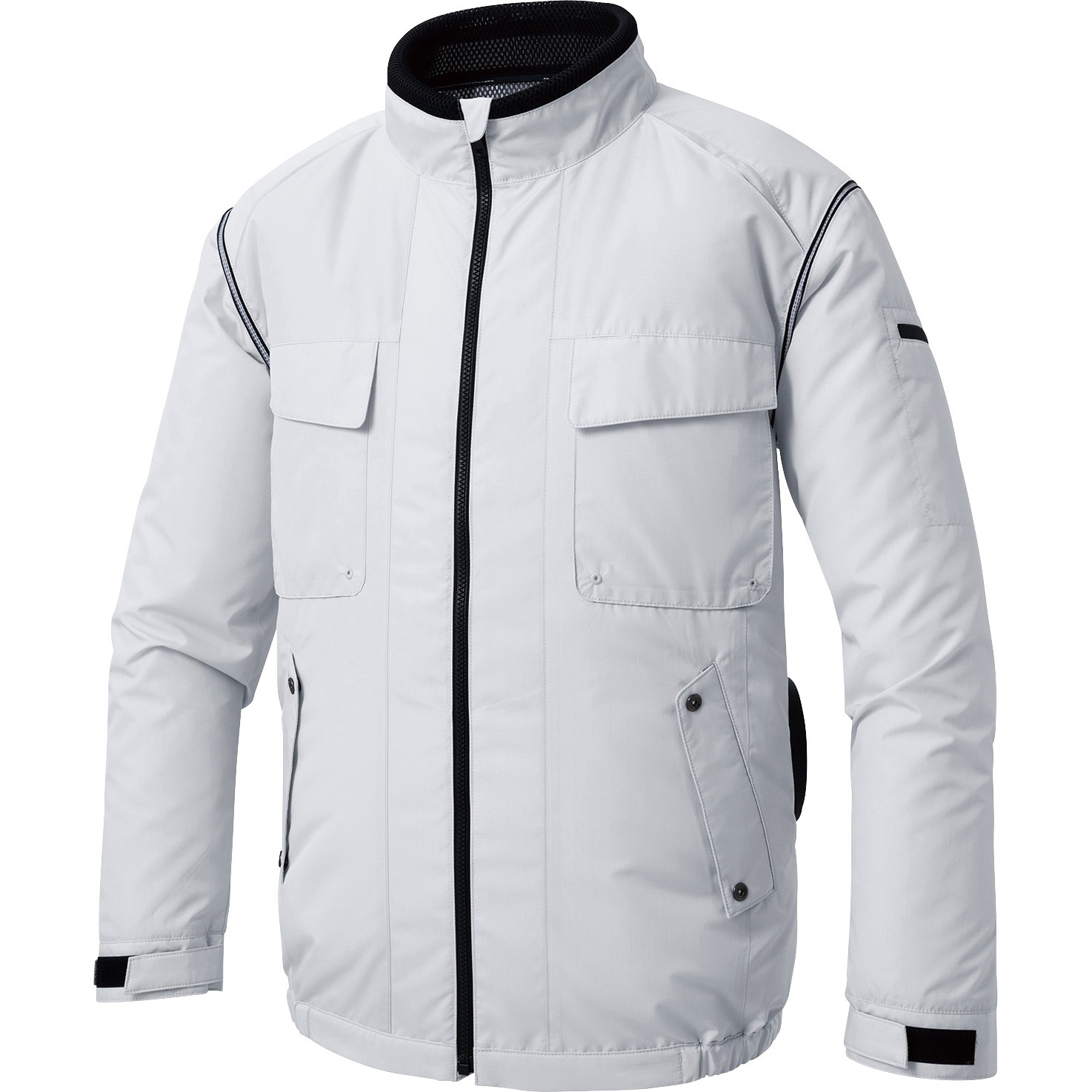 KF92411-KS052 空調風神服 エコ長袖ブルゾン(5セル24Vグローバルモデル フラットハイパワーファンセット&バッテリーセット 2025) 1セット サンエス 【通販モノタロウ】