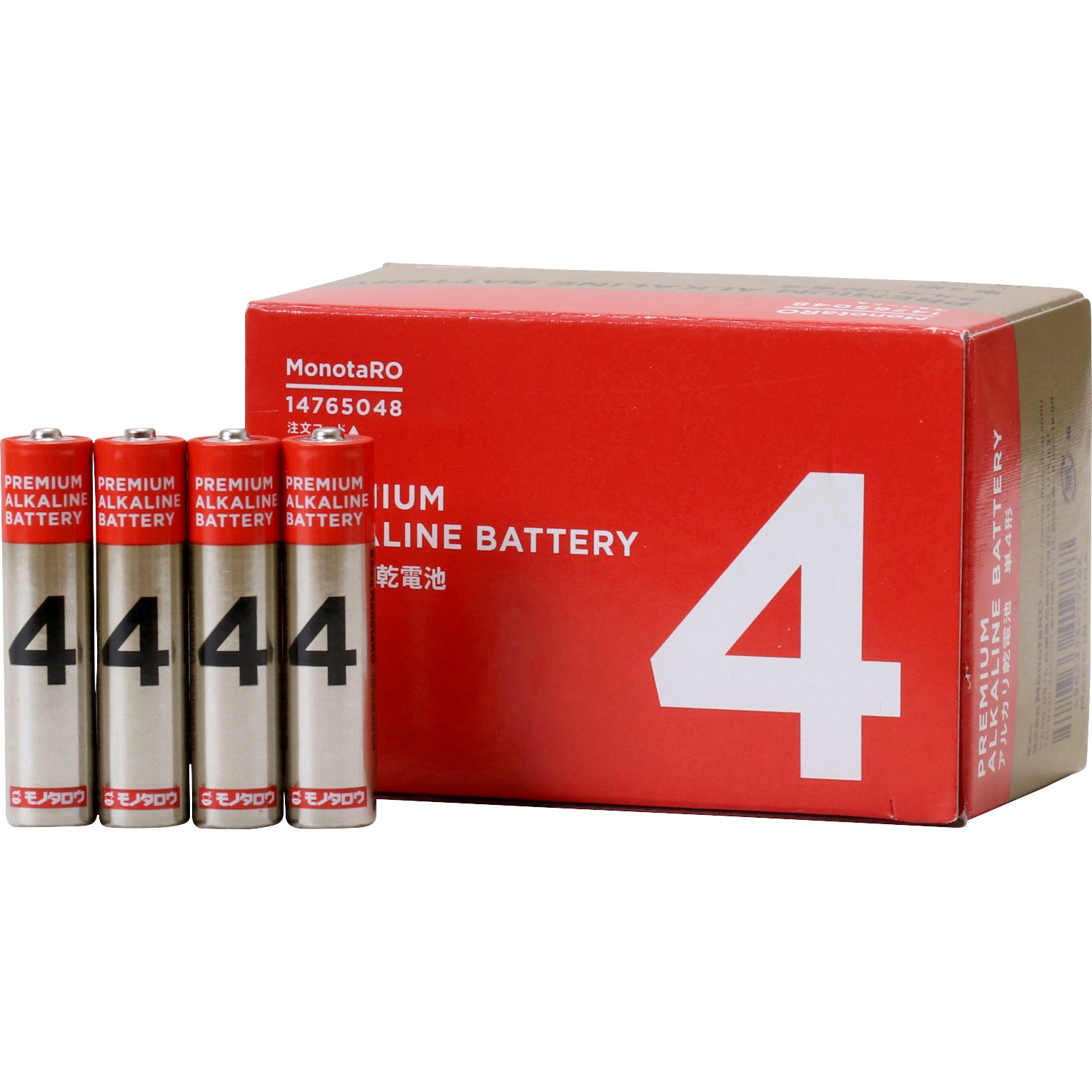 単4 アルカリ乾電池 単4 ハイパワー 1箱(40本) モノタロウ 【通販 