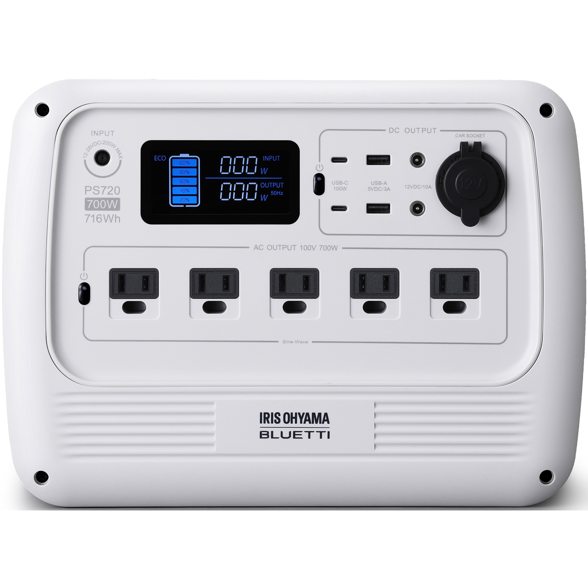アイリスオーヤマ × BLUETTI ポータブル電源　PS720AA-W PS720AA-W ポータブル電源 アイリスオーヤマ バッテリー容量