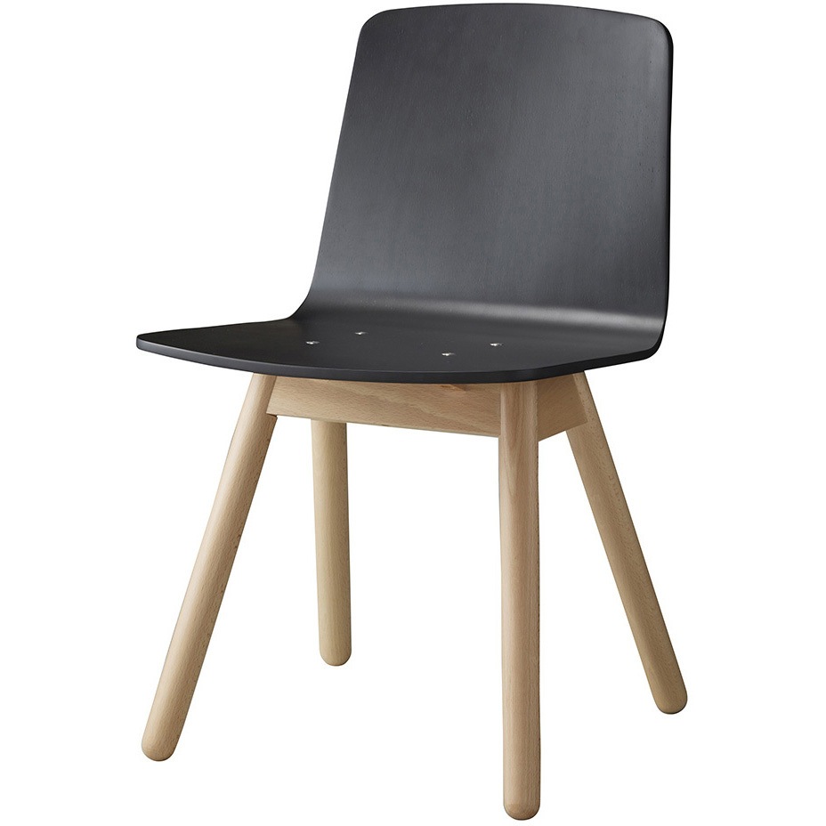 S・CW-F674A・AL・A・BK・NV 木製チェア カフェチェア オリバー 幅