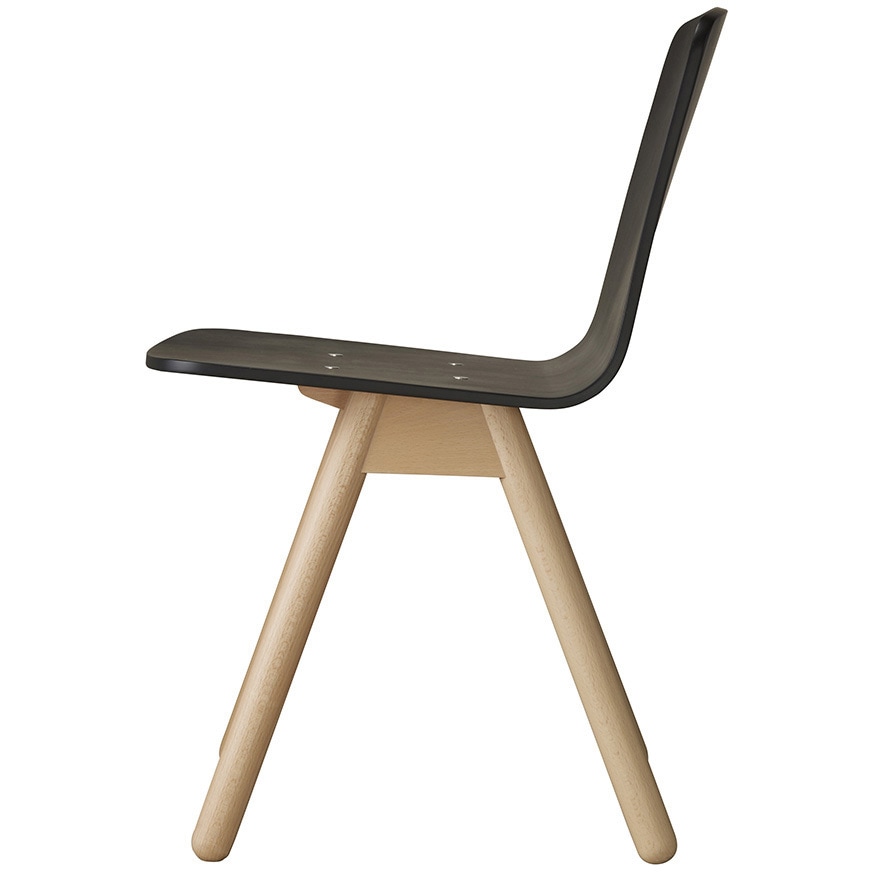 S・CW-F674A・AL・A・BK・NV 木製チェア カフェチェア オリバー 幅