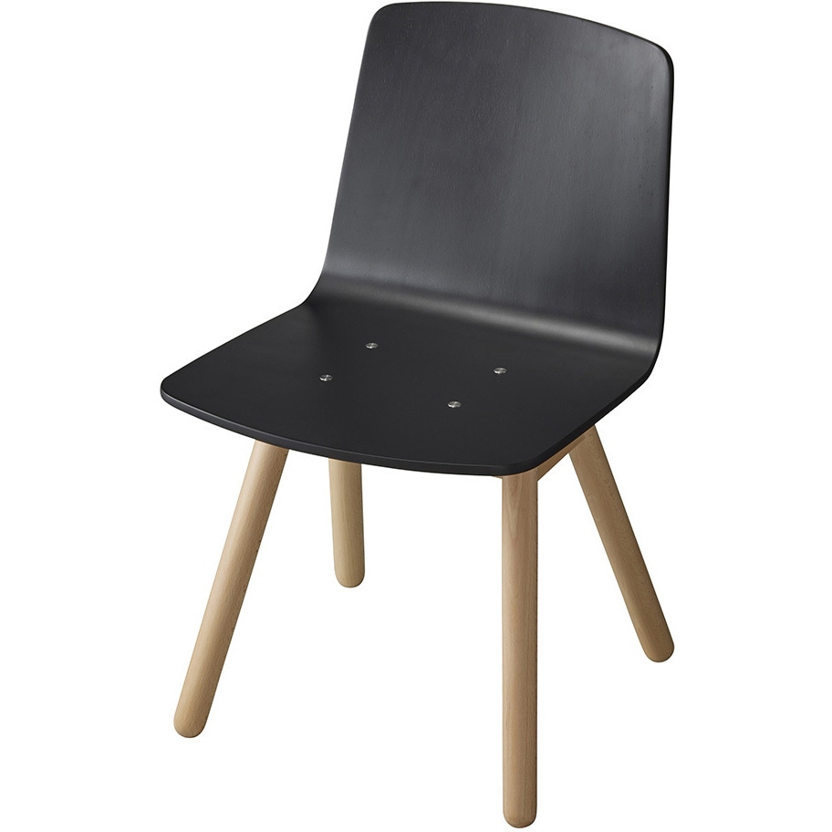 S・CW-F674A・AL・A・BK・NV 木製チェア カフェチェア オリバー 幅