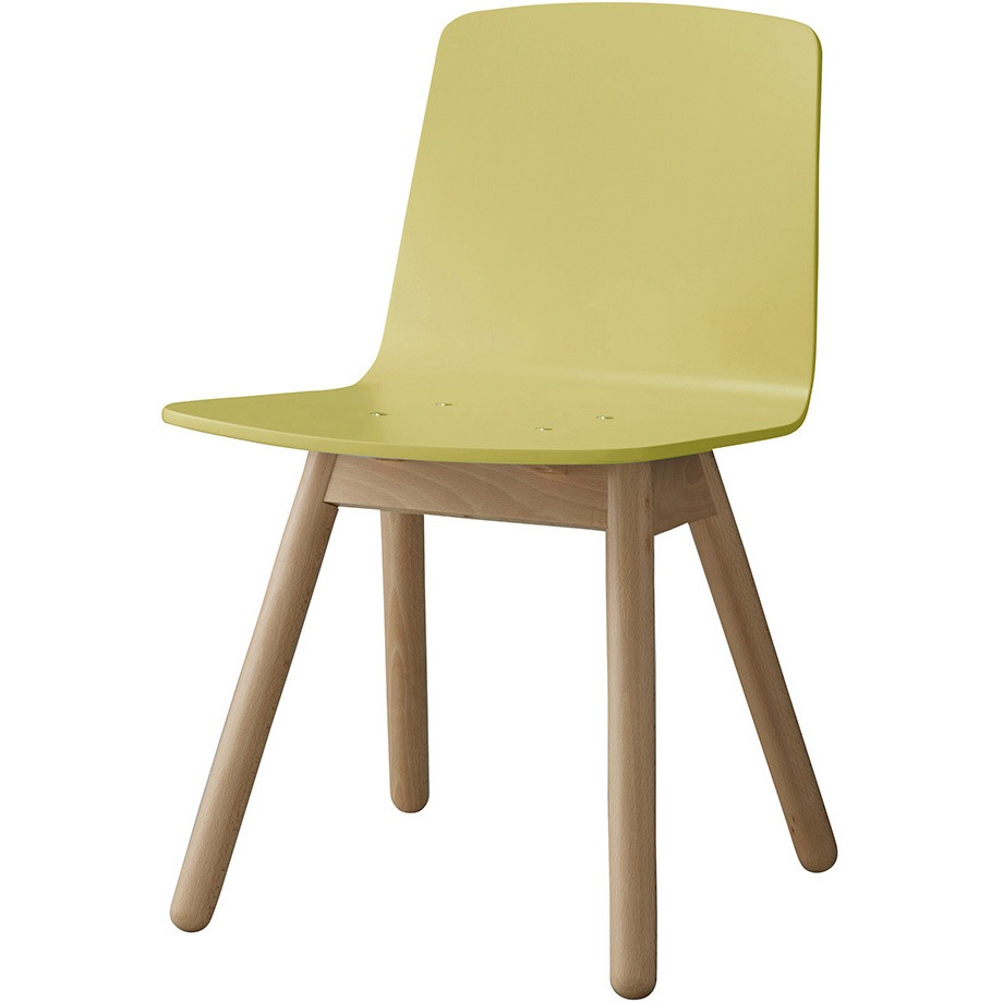 S・CW-F674A・AL・A・YE・NV 木製チェア カフェチェア オリバー 幅430mm高さ730mm