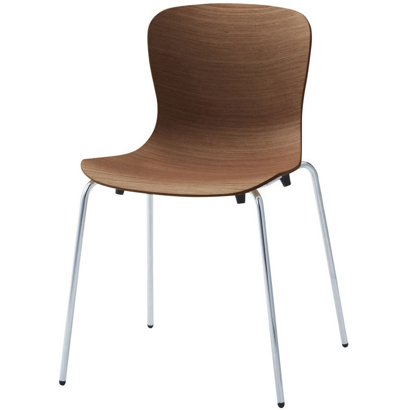 S・CS-111C・WN・AL・WS スチールチェア オリバー 幅500mm高さ775mm