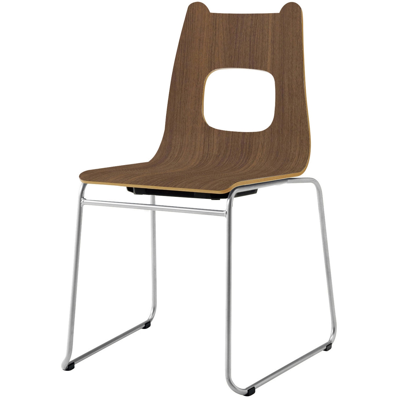 S・CS-179・WS・BR・VP スチールチェア オリバー 幅510mm高さ795mm