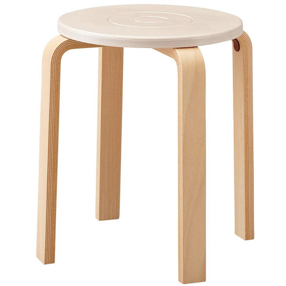 S・CW-611・W 木製チェア カフェチェア オリバー 幅420mm高さ425mm 12,395円